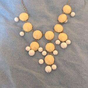 Beige and white boutique necklace